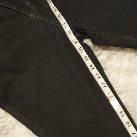 Woolrich women's size 8 cotton/spandex black jeans - Picture 5 of 8